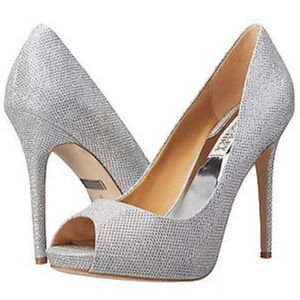 SOLD NWT Badgley Mischka Ponderosa SIL FAB